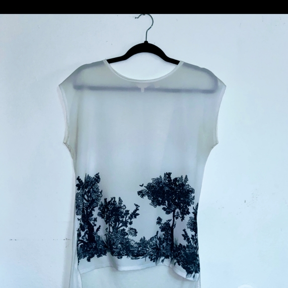 Ted Baker Zera Woodland Tee, White, Ted Size 3 - Picture 2 of 8